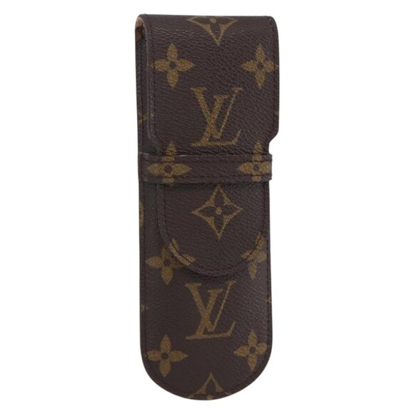 LOUIS VUITTON Monogram Etui Stilo Pen Case LV Auth - Picture 1 of 16